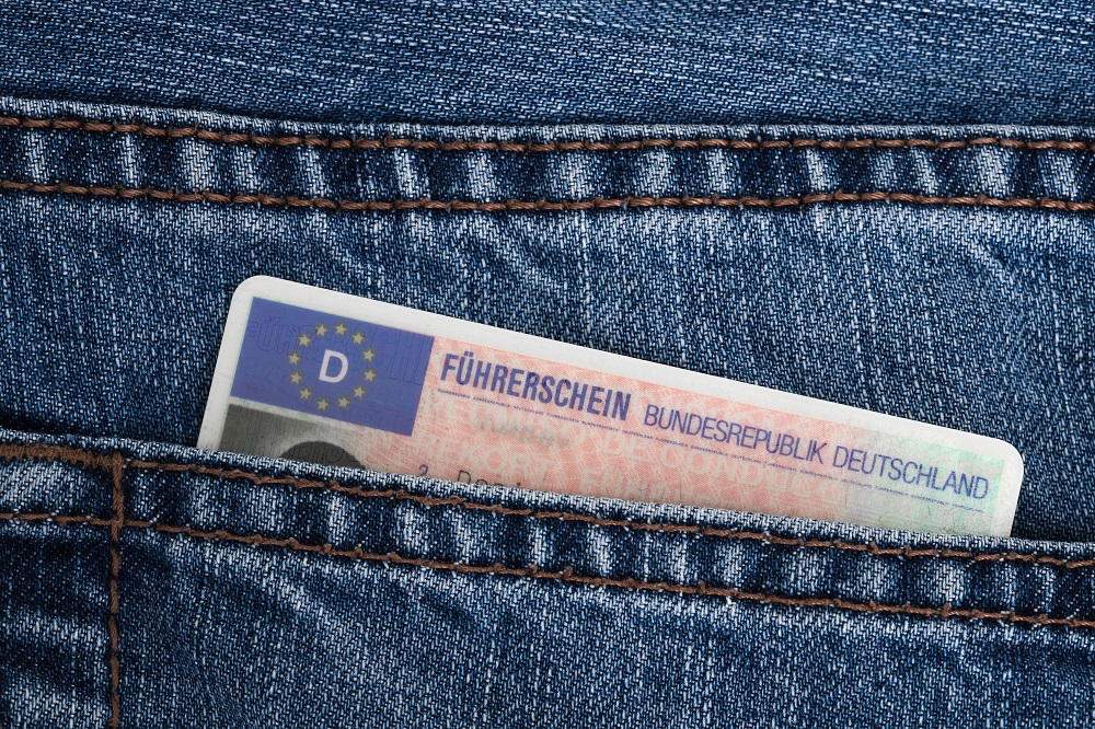 Führerschein in der Hosentasche